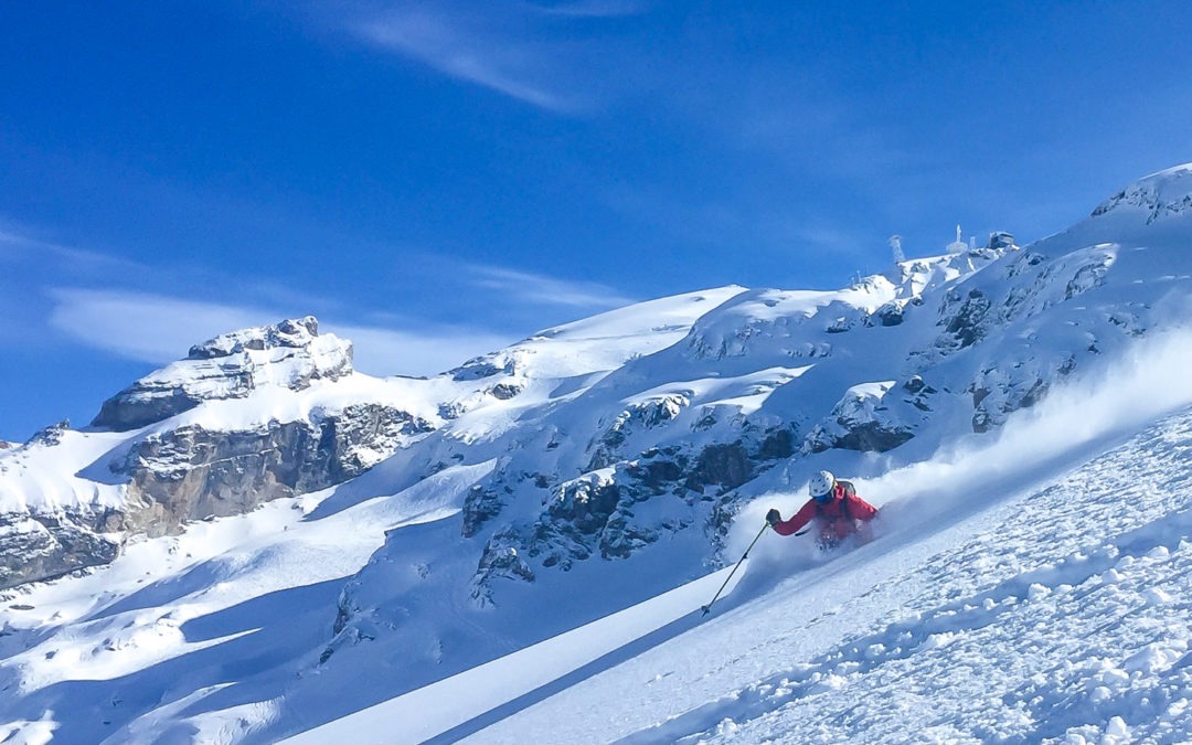 Skiing the Swiss Angel- Engelberg Switzerland