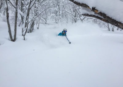 Japanuary in Japan. Deep Powder skiing on Storm Days