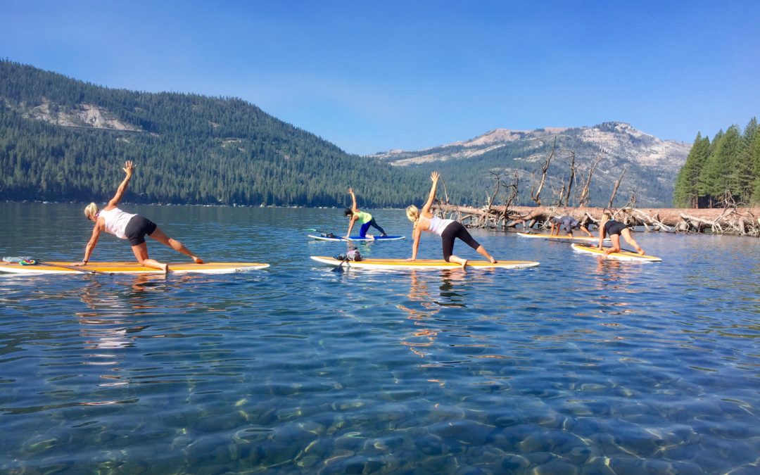 Truckee SUP Yoga Donner Lake Summer 2015 Video